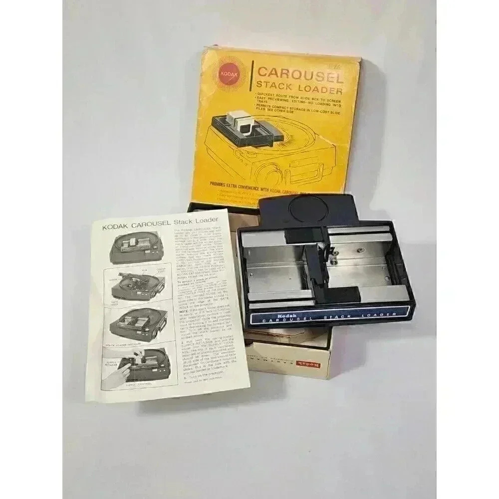 Kodak Carousel Stack Loader‎ Model B40 Slide Tray Vintage in Box w/Instructions - Picture 15 of 16